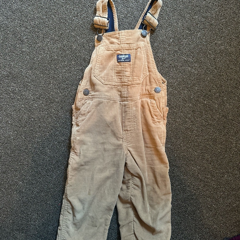 OshKosh B'gosh Kids Tan Overalls